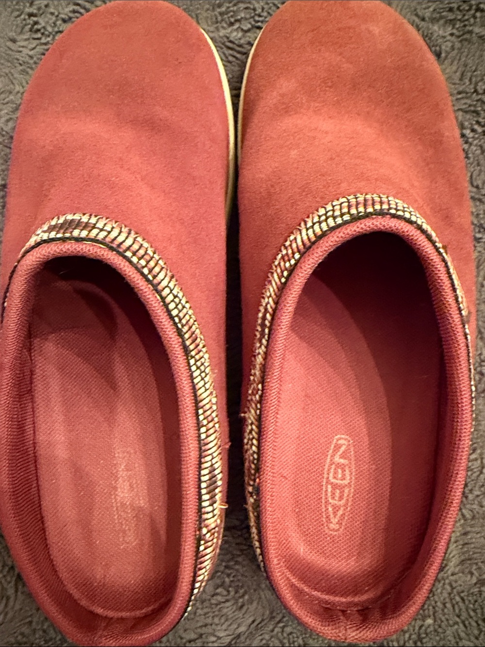 Keen Women's Rust Red Slip-On Clogs - Picture 4 of 8